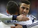 Cristiano Ronaldo und Karim Benzema haben sich in die Liste der Torschützen eingetragen. (Archivbild)