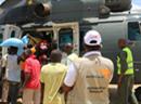 Viele Regionen Malawis sind von der Umwelt abgeschnitten. World Vision nutzt Helikopter, um die Hilfsgüter zu verteilen.
