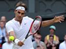 Roger Federer in Wmbledon.
