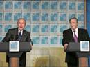 US-Präsident Bush und Argentiniens Staatschef Néstor Kirchner zeigten sich der Presse nur kurz.