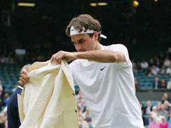 Eine kurze Sache für Roger Federer.