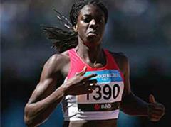 Die britische Läuferin Christine Ohuruogu.