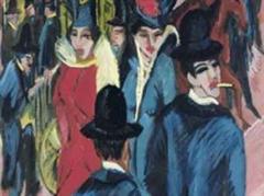 Die «Strassenszene» (Ausschnitt) von Ernst Ludwig Kirchner.