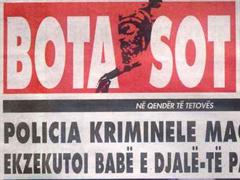 Mit einer Auflage von bis 120 000 Exemplaren ist 'Bota Sot' die grösste Tageszeitung des Kosovo.