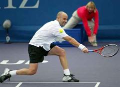 Andre Agassi gehört zu den Mitfavoriten auf den Titel der Canadian Open.