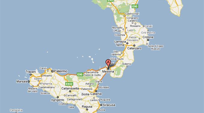 Der Erdrutsch ereignete sich bei Messina in Süditalien.