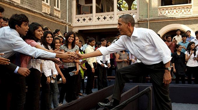 Barack Obama in Indien.