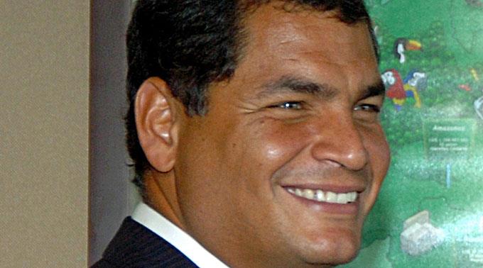 Ecuadors Staatschef Rafael Correa. (Archivbild)