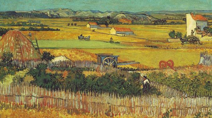 Gemälde «Die Ernte» von Vincent van Gogh.