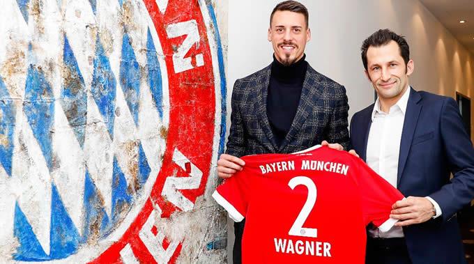 Sandro Wagner hat beim FC Bayern einen Vertrag bis 2020 unterschrieben.