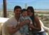 Lionel Messi mit Frau Antonella Rocuzzo und Sohn Thiago.